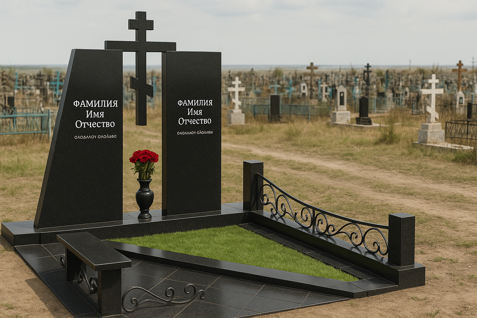 Мусульманские памятники в Алматы — гранит и мрамор