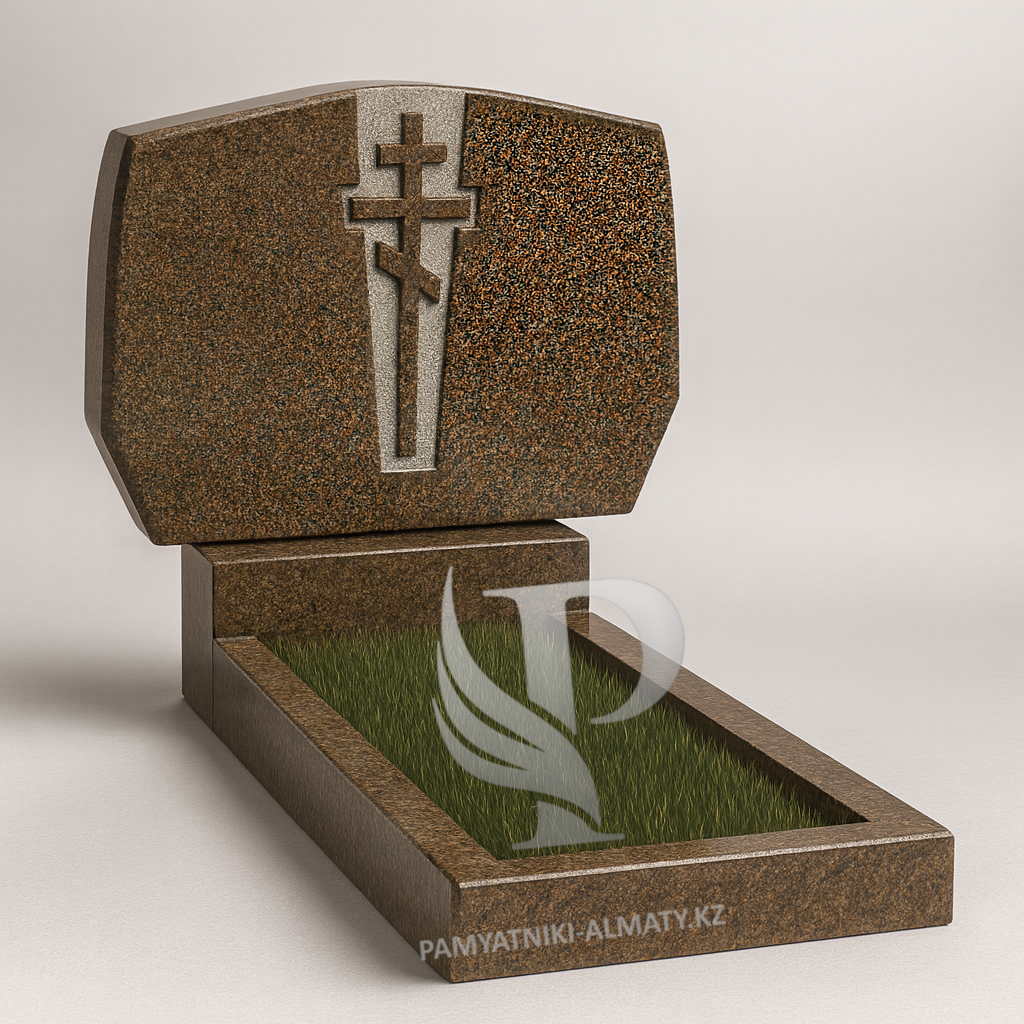 памятник гранитный крест Алматы