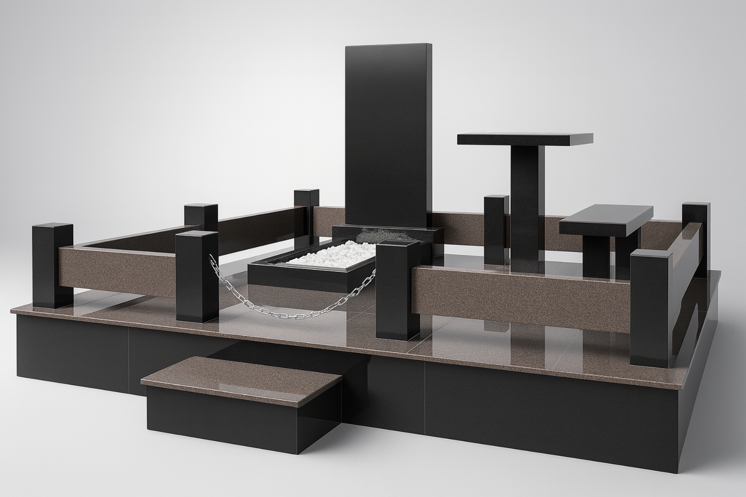 Комплексное благоустройство захоронений в Алматы