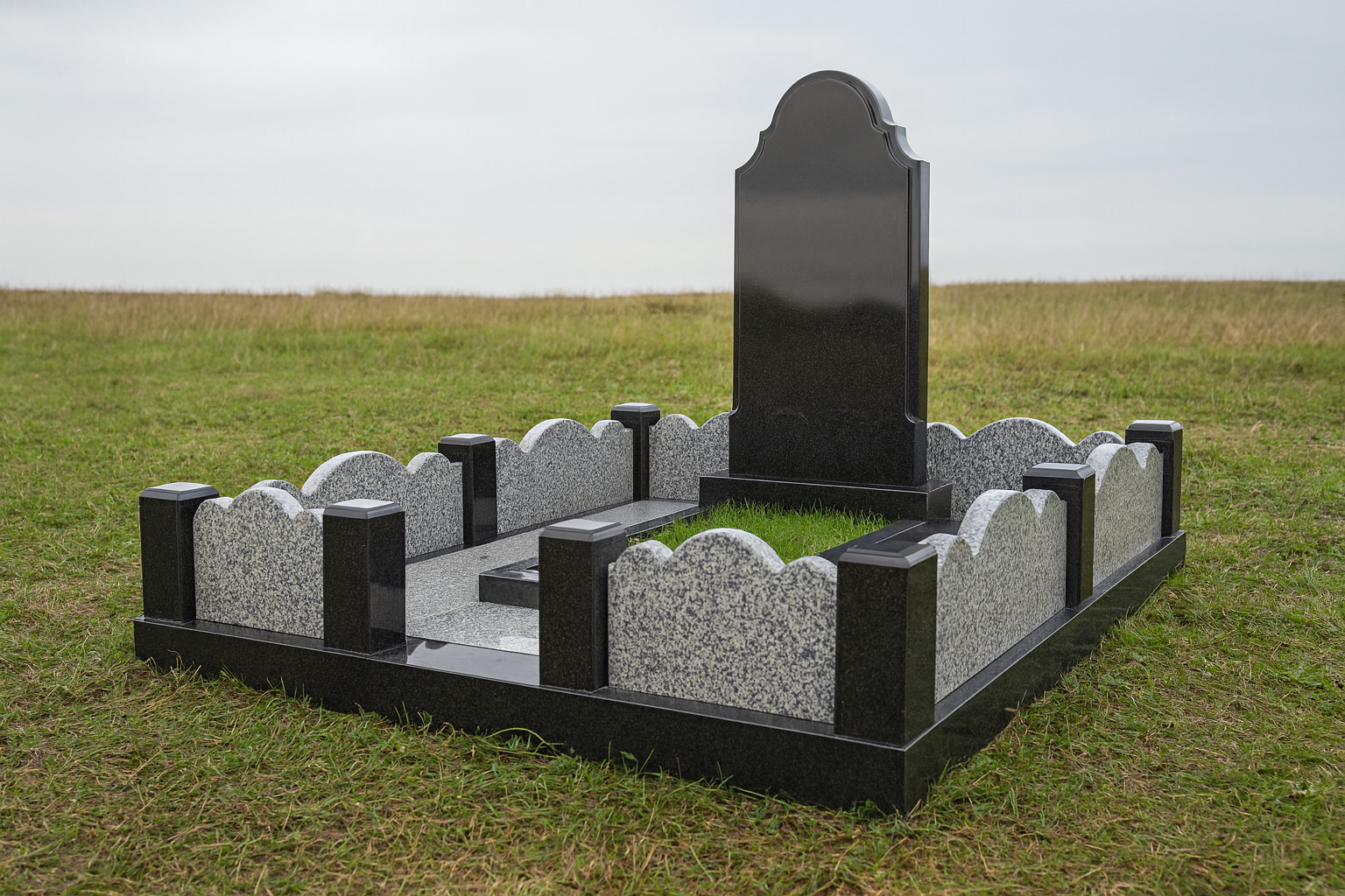 Облагораживание могил гранитом в Алматы