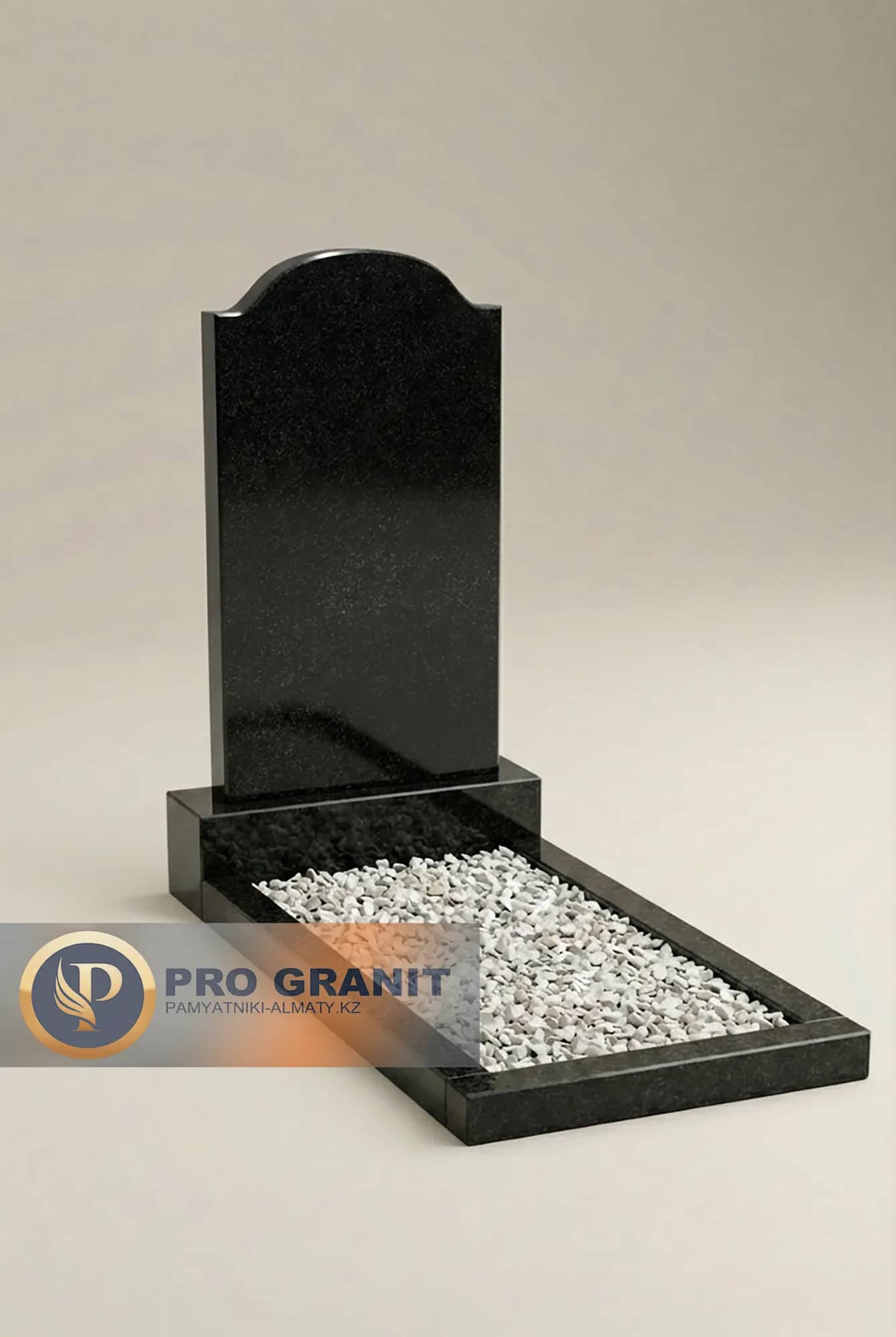 заказать памятник черный гранит с установкой