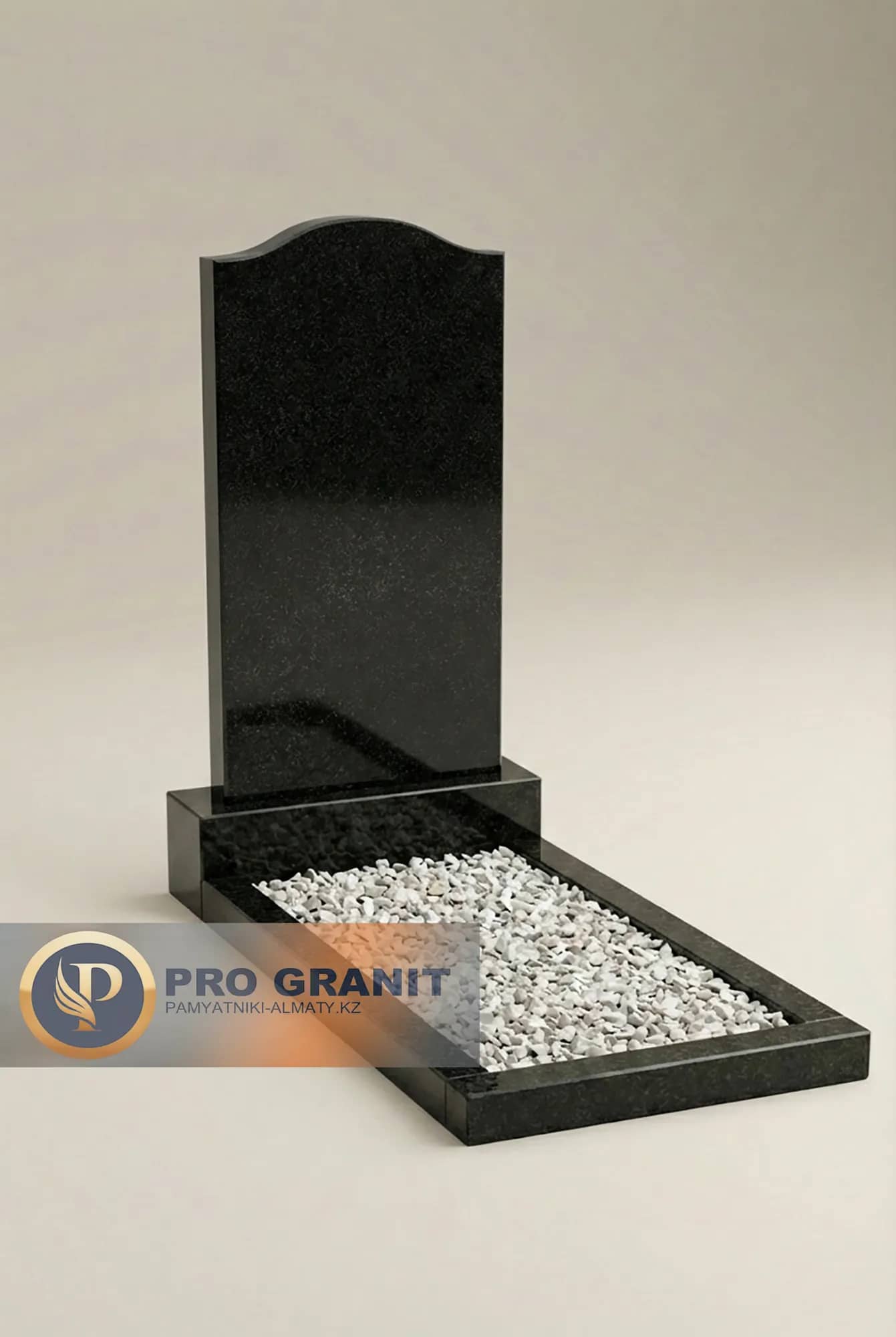 черный гранитный памятник образец фото