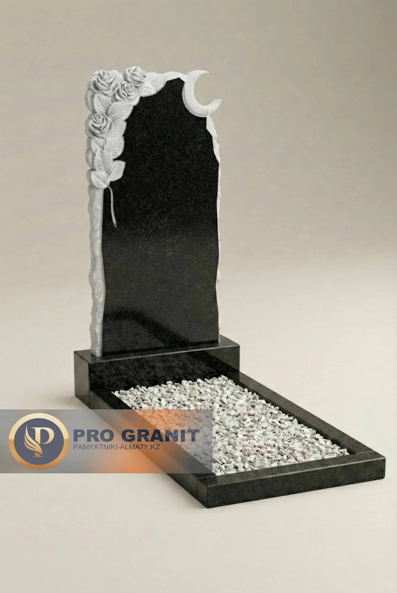 Бюджетный вариант памятника на мазар из куртинского гранита.