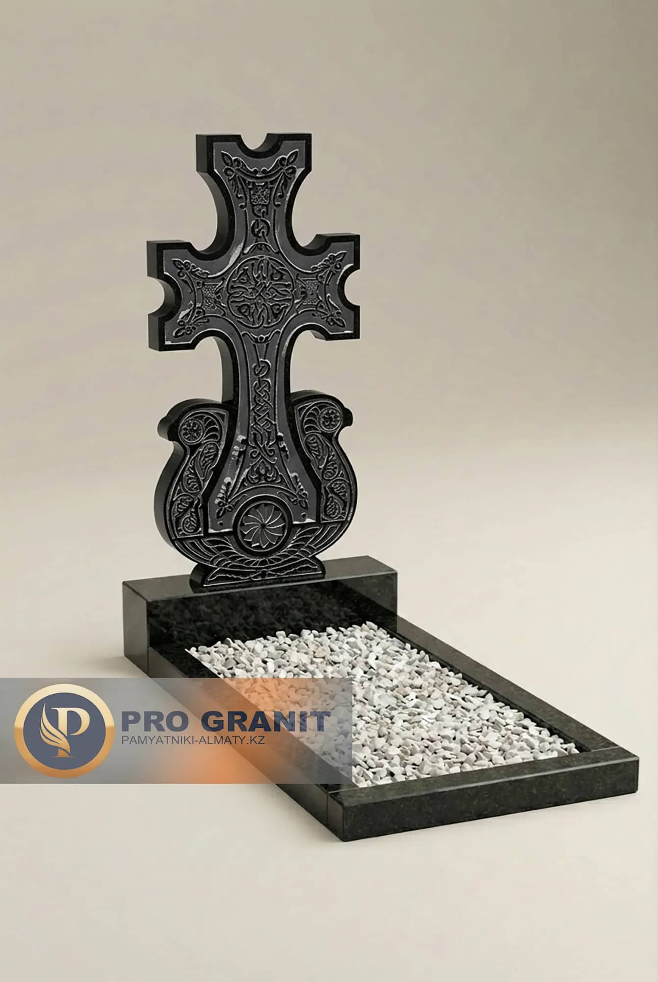 двойные памятники с крестом для семейного захоронения родителей