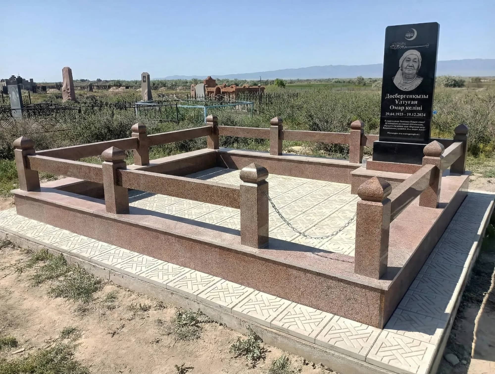 фото отчет установка памятник в виде креста на могилу