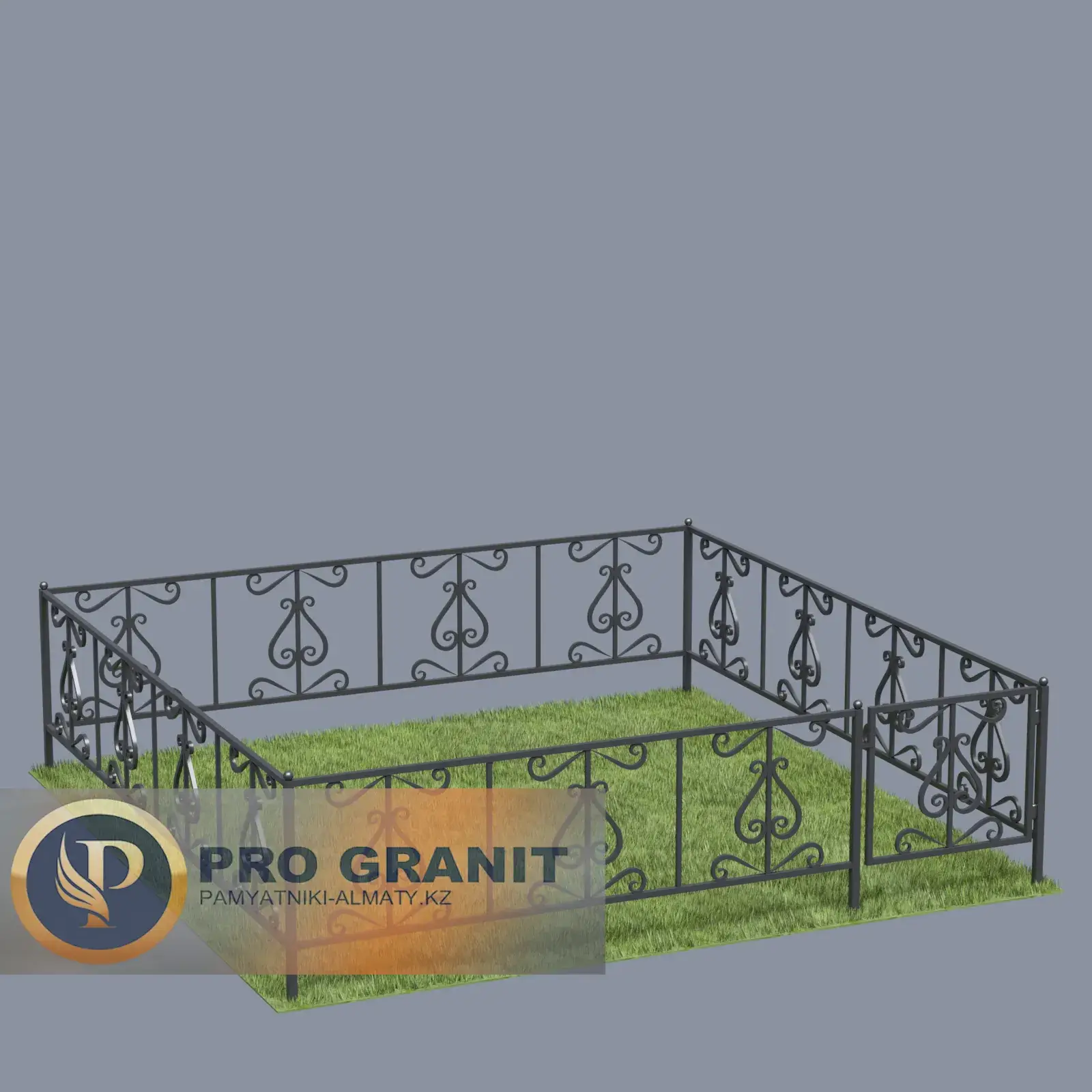 Изготовление металлических оград в Алматы на заказ