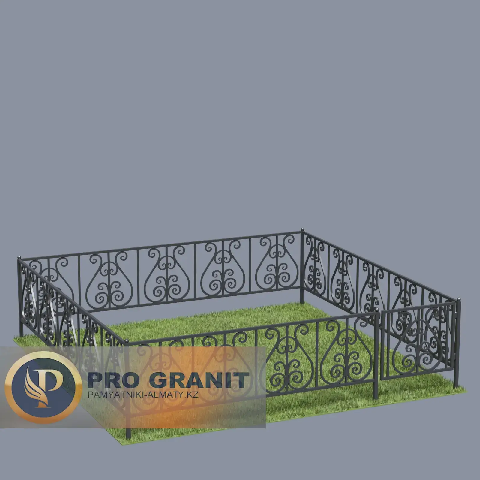 Красивая ограда на кладбище эскиз