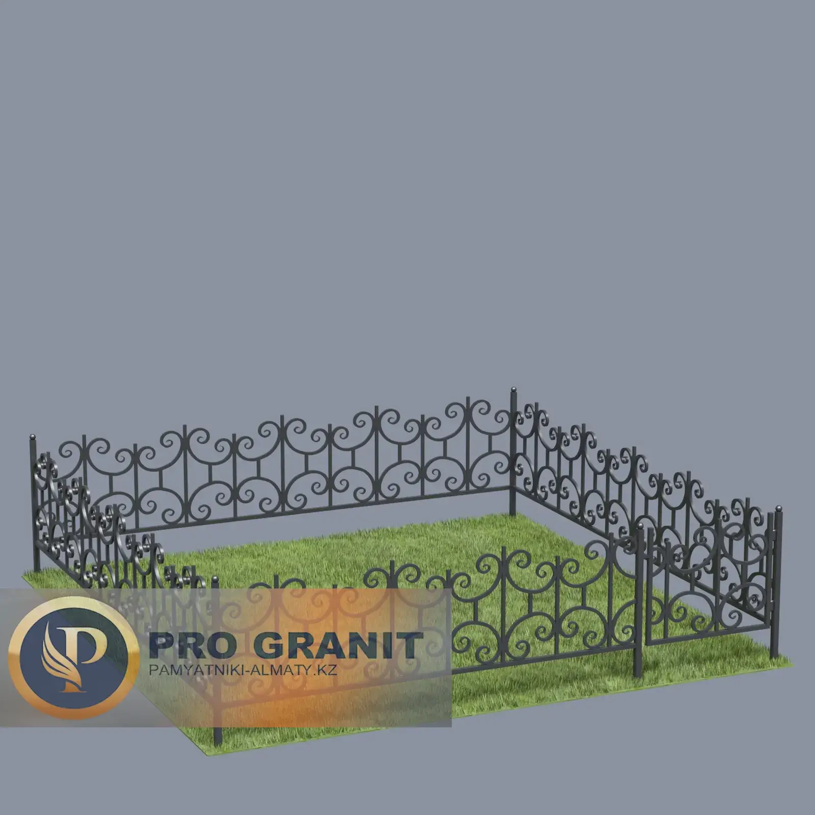 Оформление места захоронения оградой Алматы