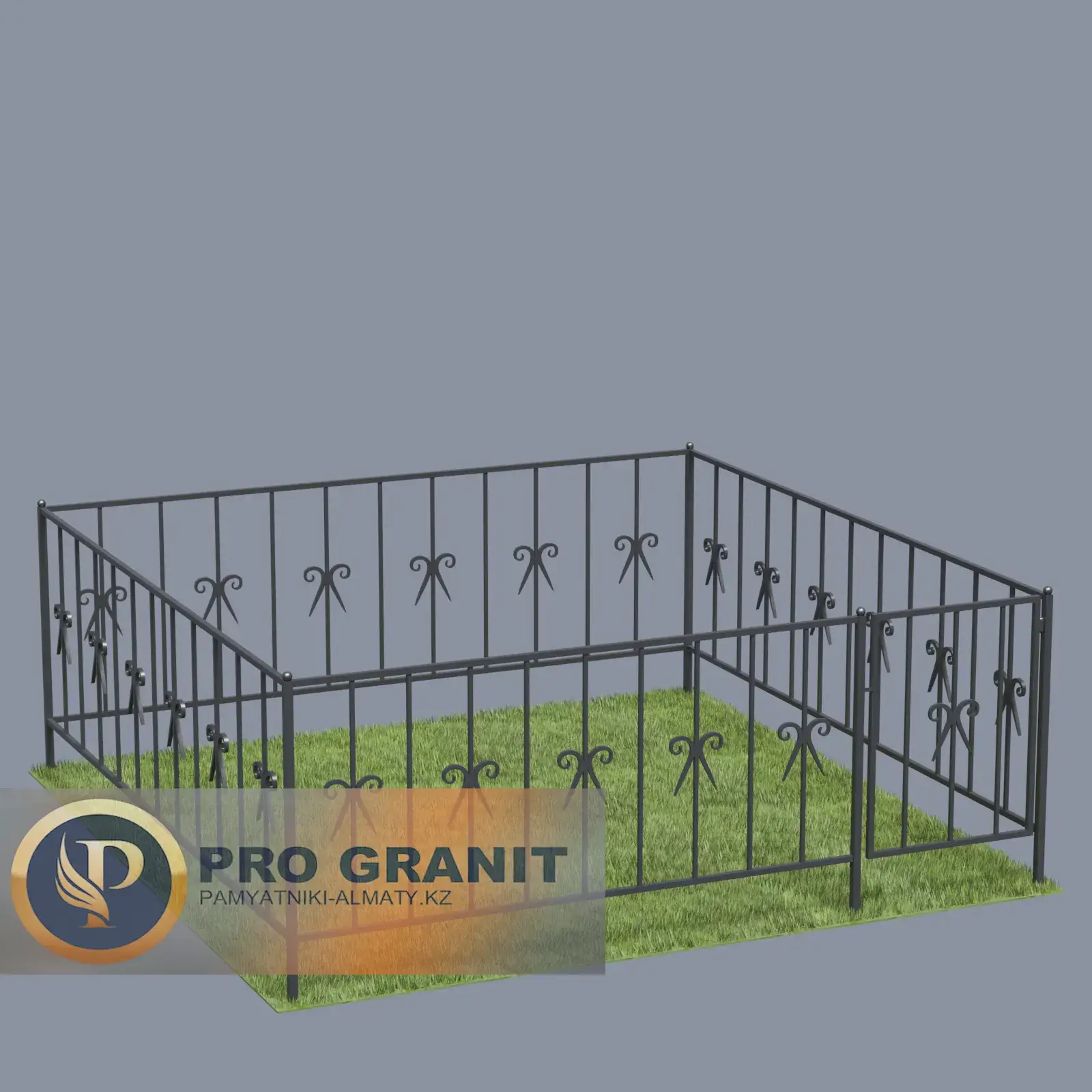 Ограда на кладбище под заказ Алматы