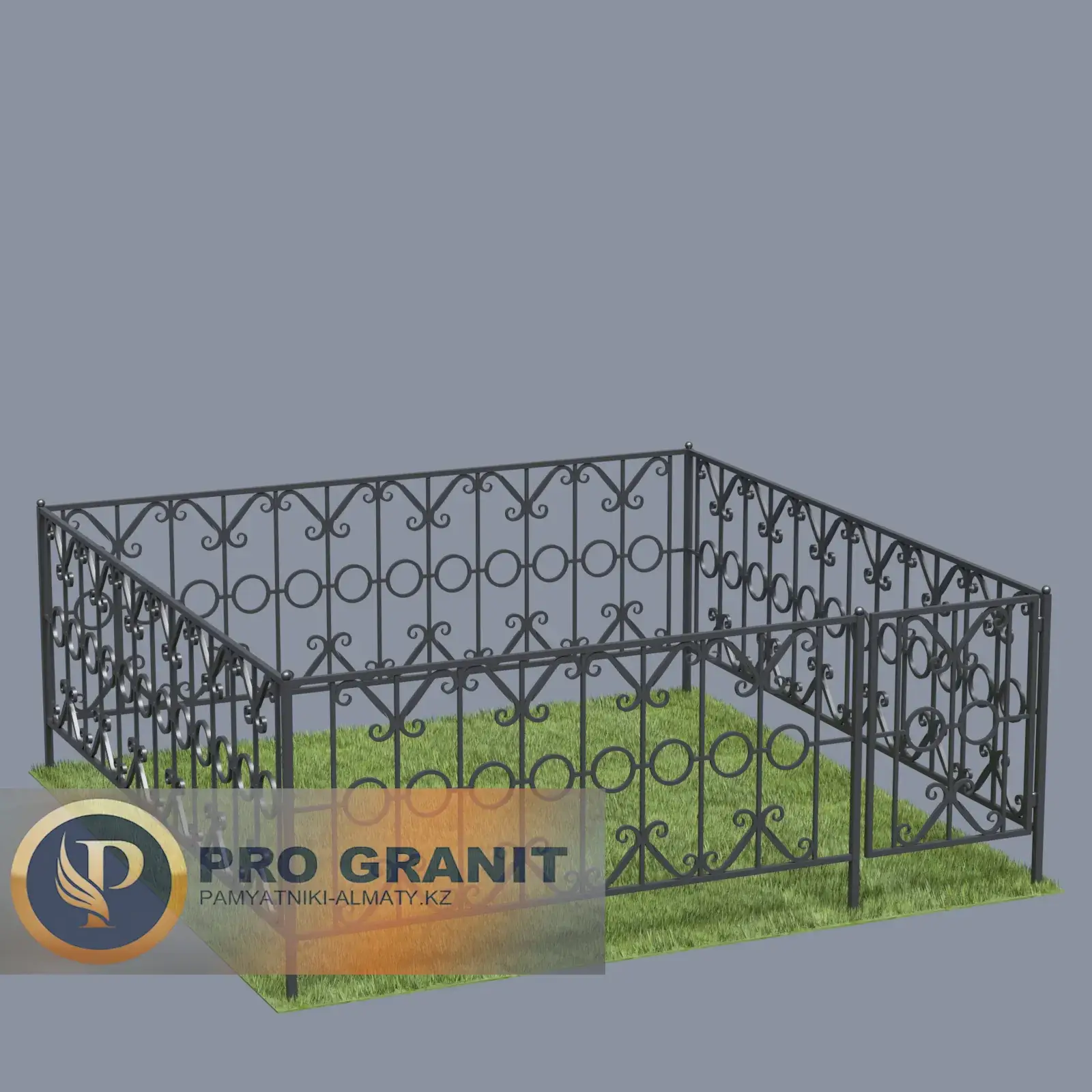 Ограда на могилу профессиональная установка