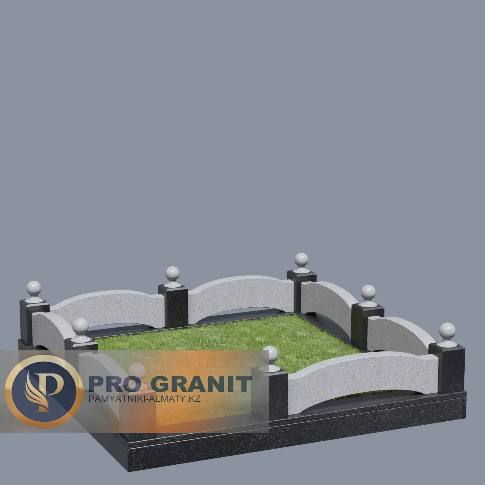 Ограда гранитная с установкой цена