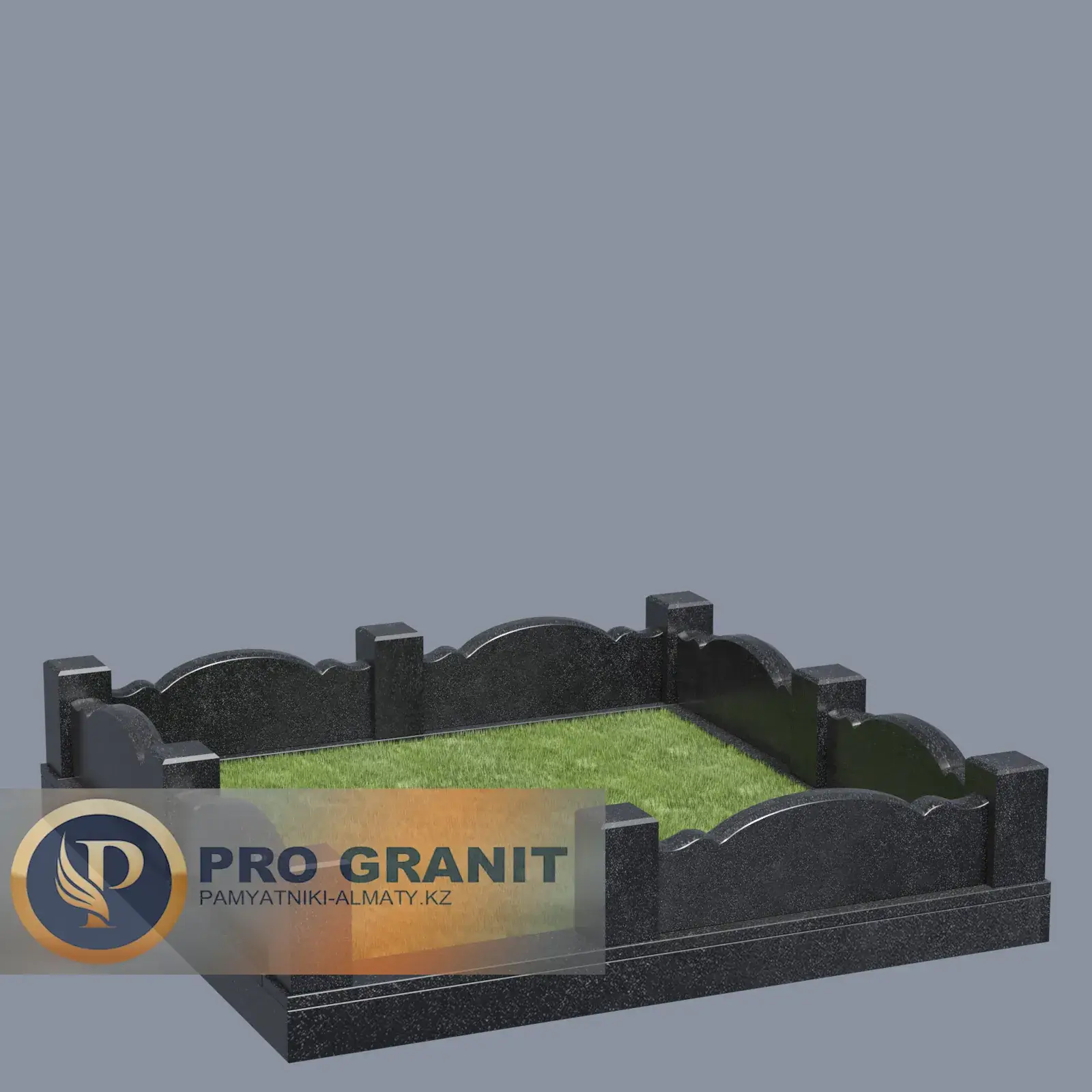 Цоколь гранитный 3х4 метра