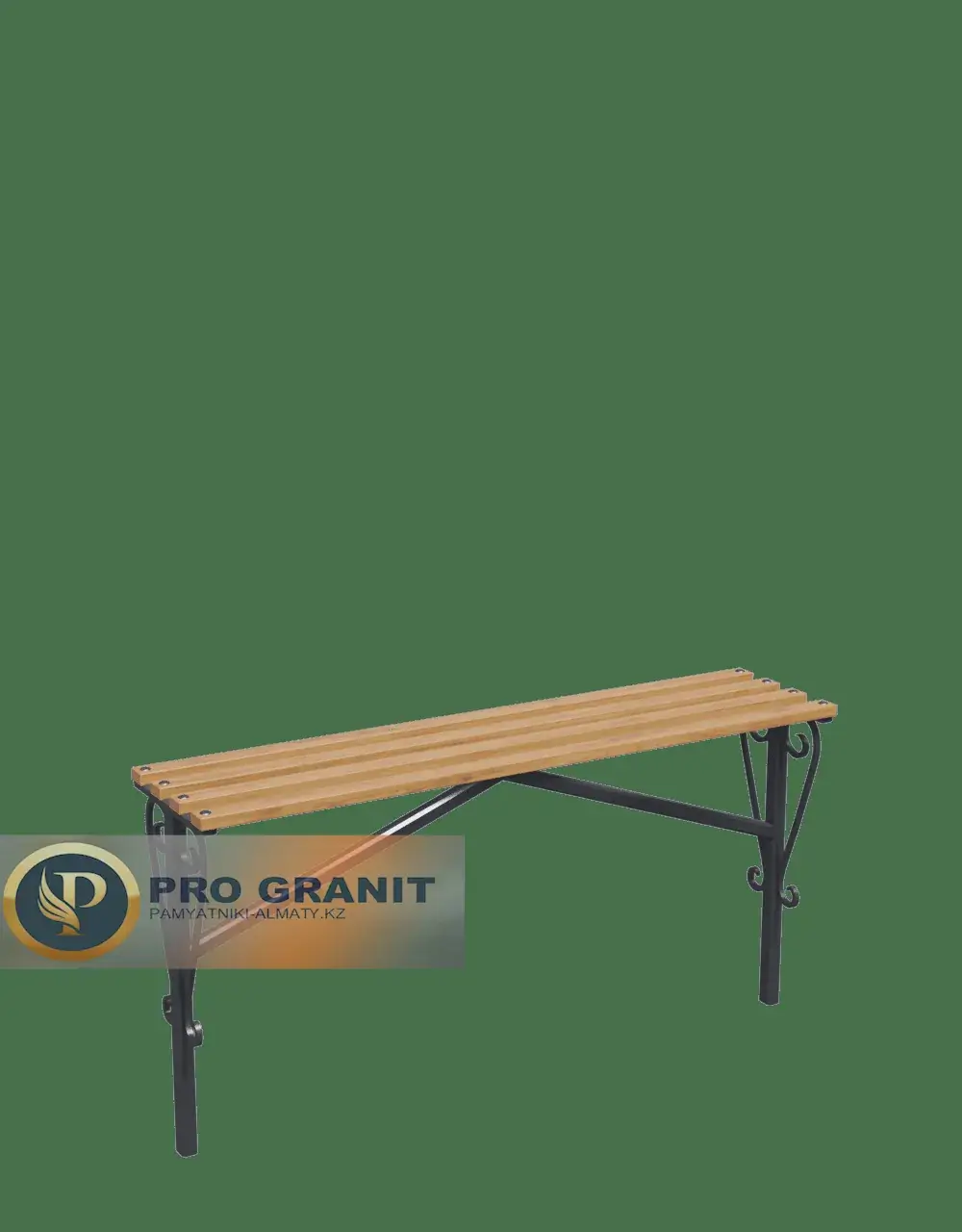 Скамья ритуальная металл дерево