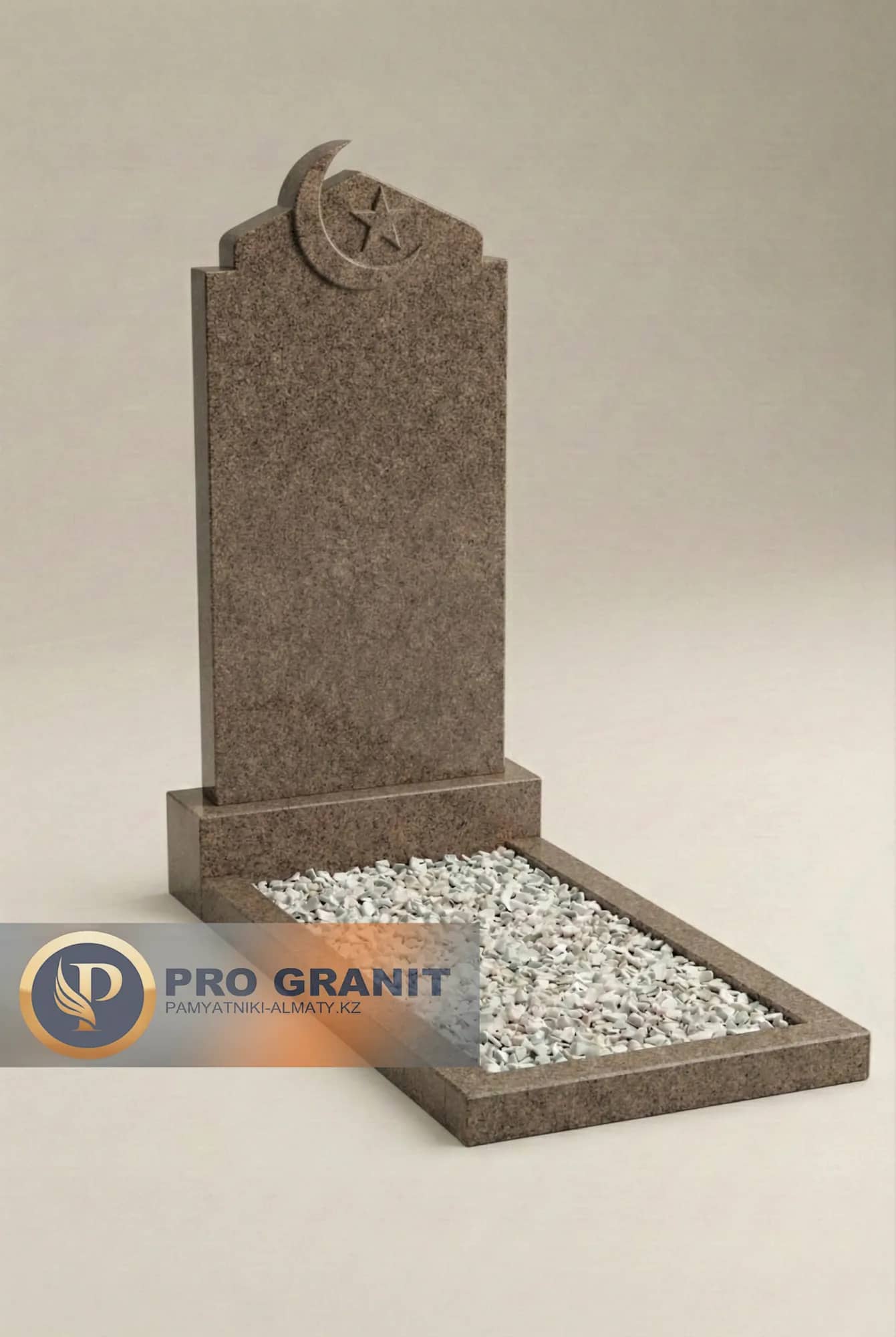Мусульманский мазар гранит коричневого цвета