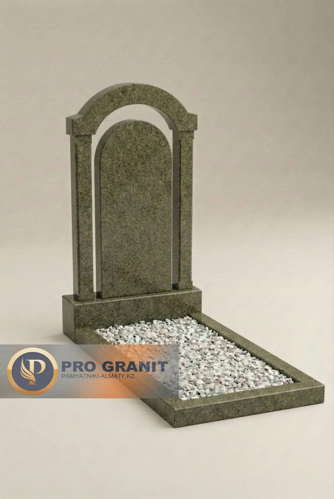 Памятники надгробные из зеленого гранита в Алматы каталог
