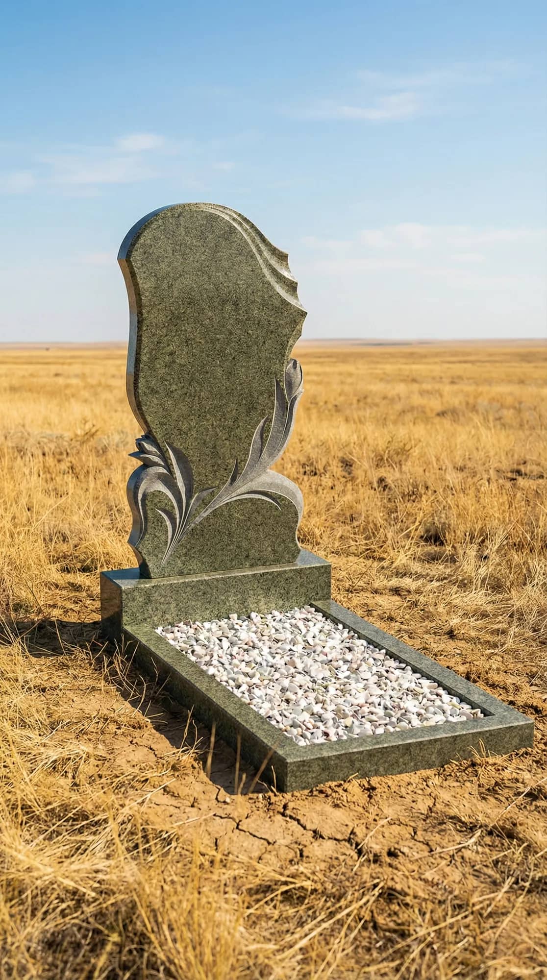 Купить зеленый гранит на памятник слэб полированный