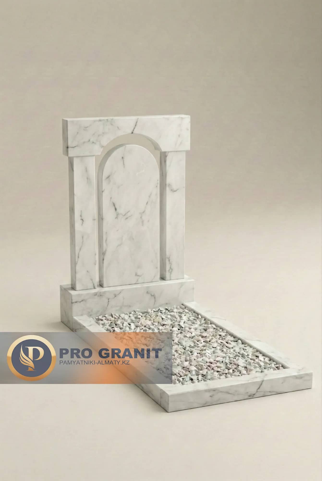 памятник из белого камня цена с установкой