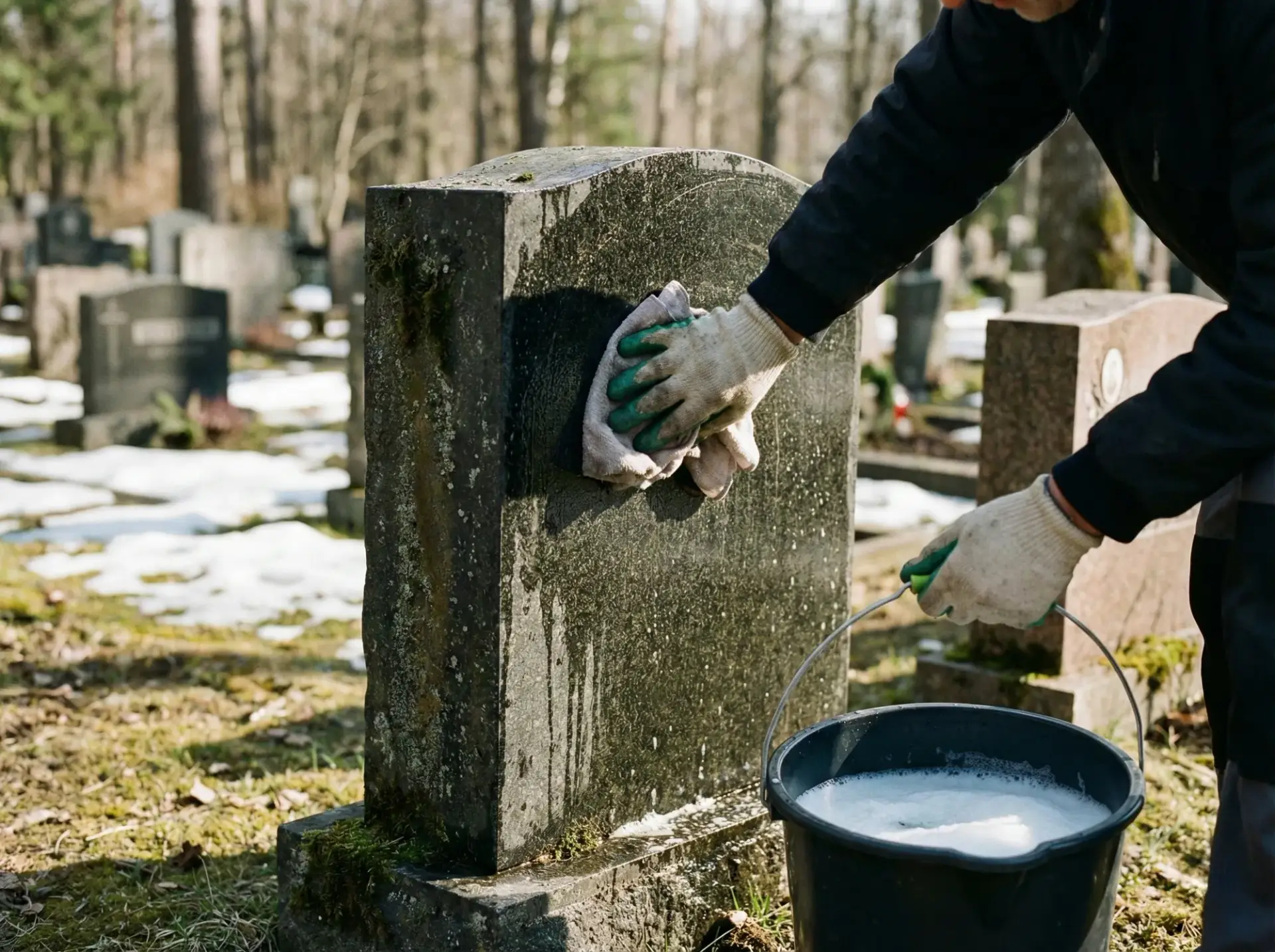 Уход за памятником
