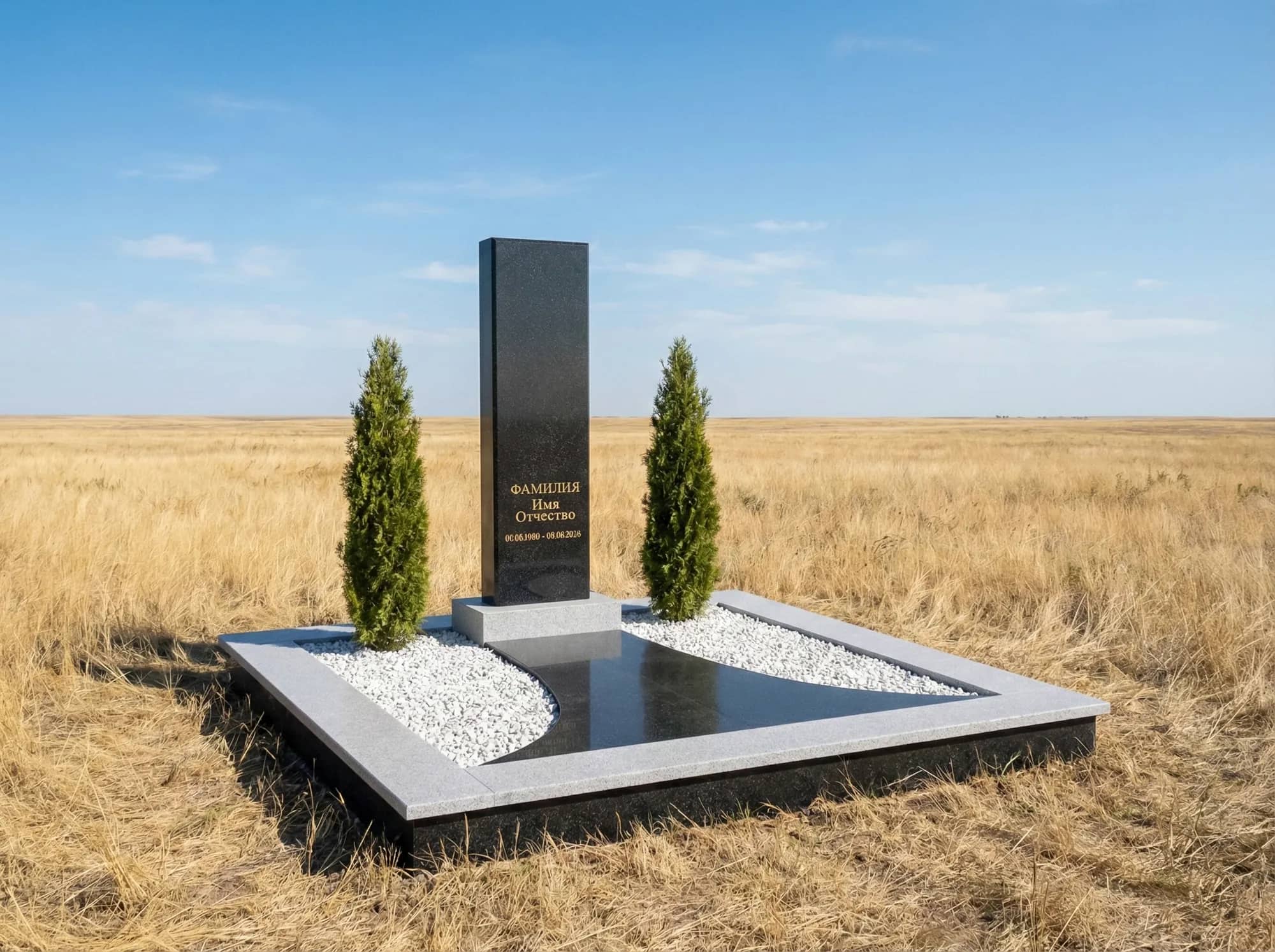 Недорогое благоустройство захоронений в Алматы